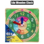 Growing Minds Educational Wooden Clock